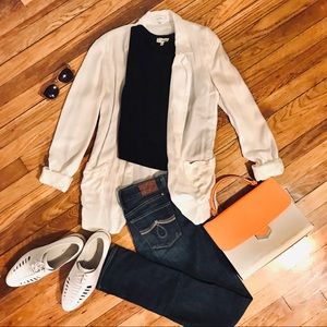 Talula for Aritzia White Blazer